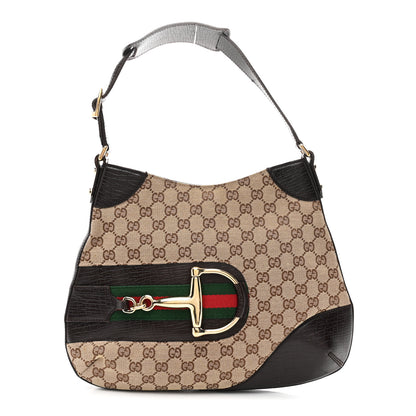 Gucci Monogram Hasler Hobo Dark Brown 1 of 10