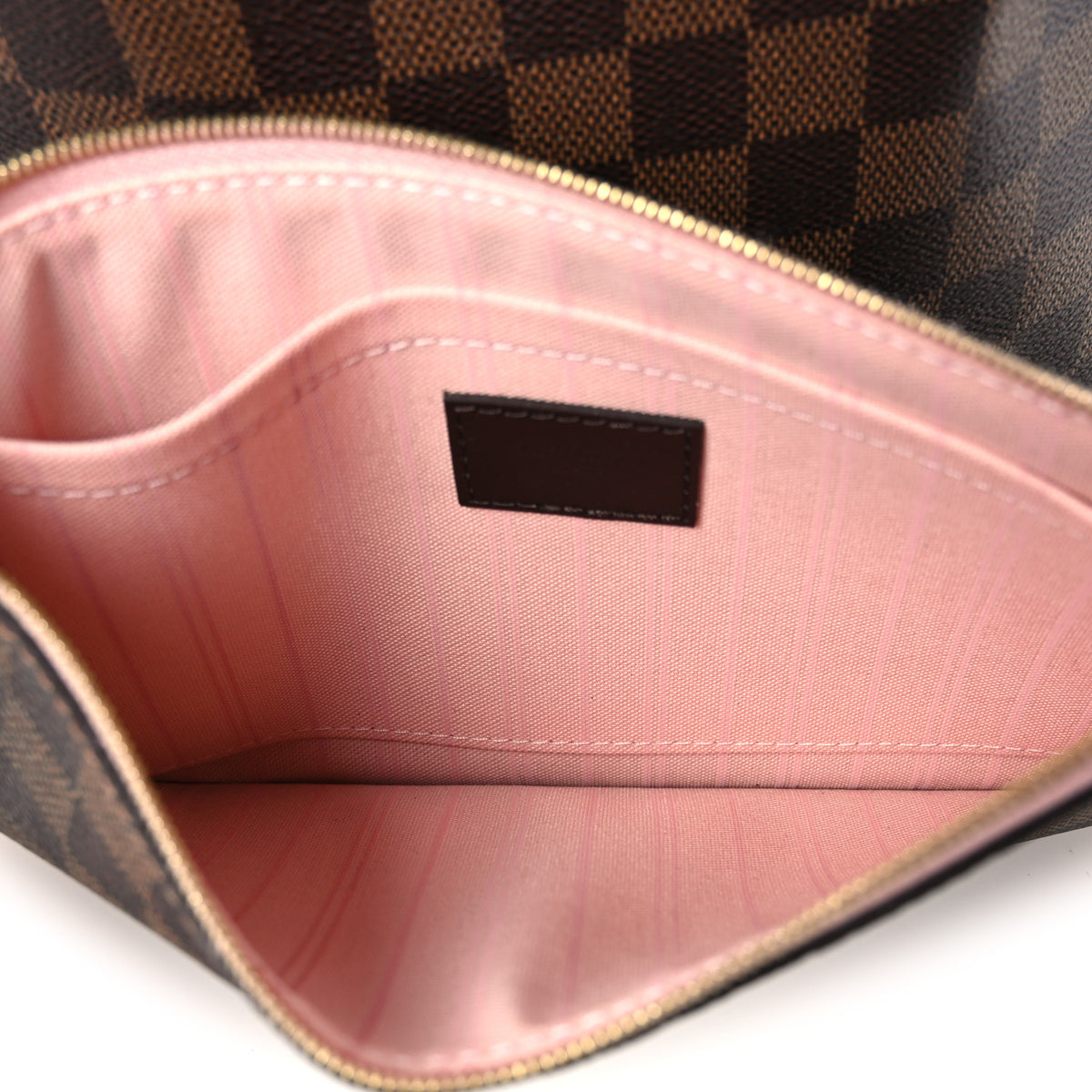 Damier Ebene Neo Neverfull MM Rose Ballerine