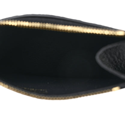 Louis Vuitton LOUIS VUITTON Empreinte Monogram Zipped Romy Card Holder Black 5 of 6