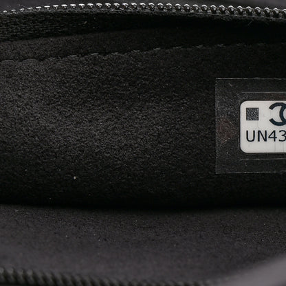 Chanel Grosgrain Quilted Jewelry Roll Case 8 of 12