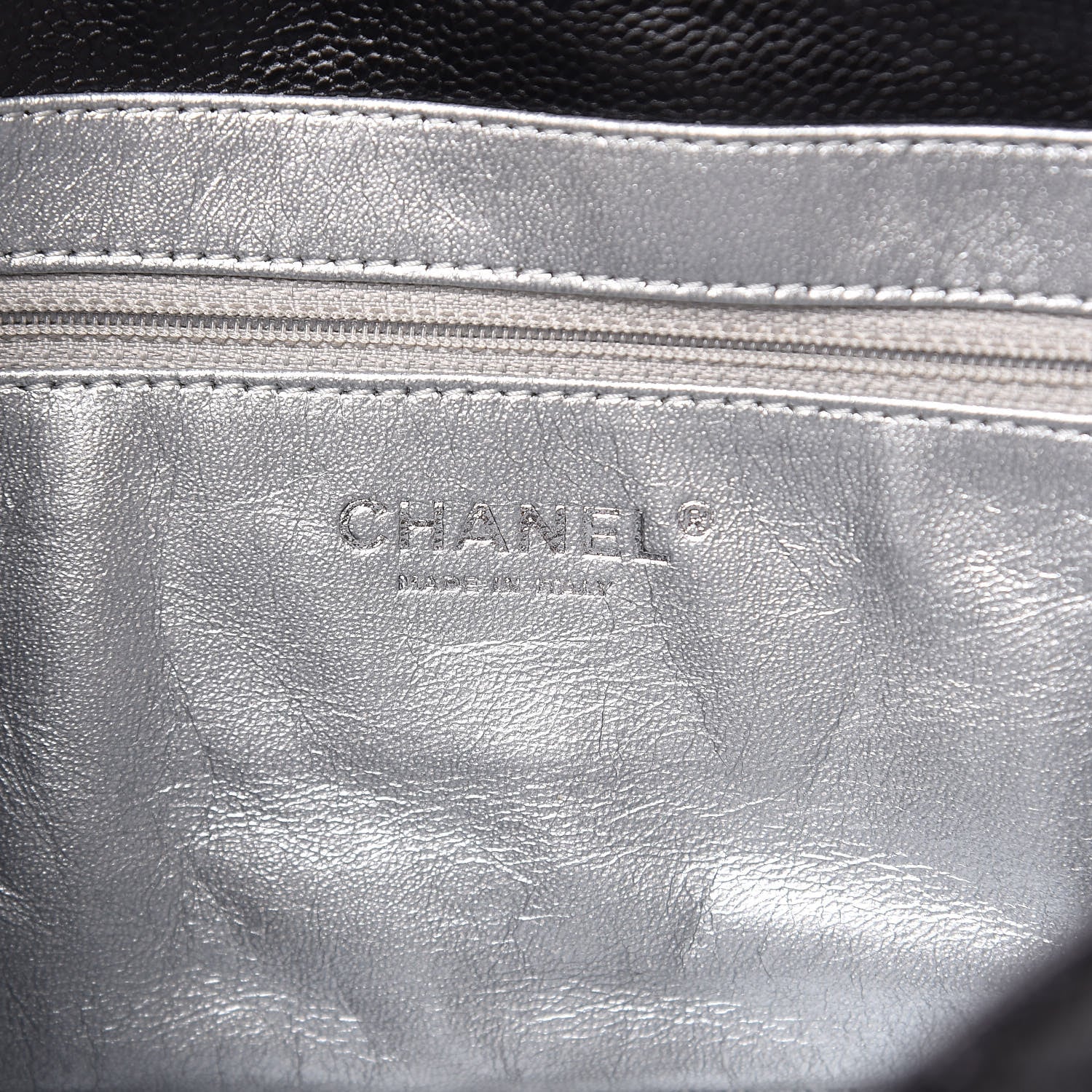 Chanel Glazed Caviar Quilted Modern Chain Flap Black 6 of 15