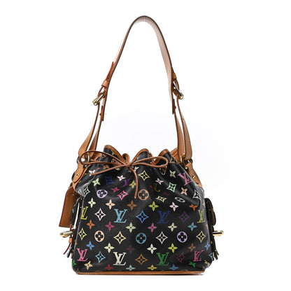 Louis Vuitton Monogram Multicolor Petit Noe Black 1 of 6