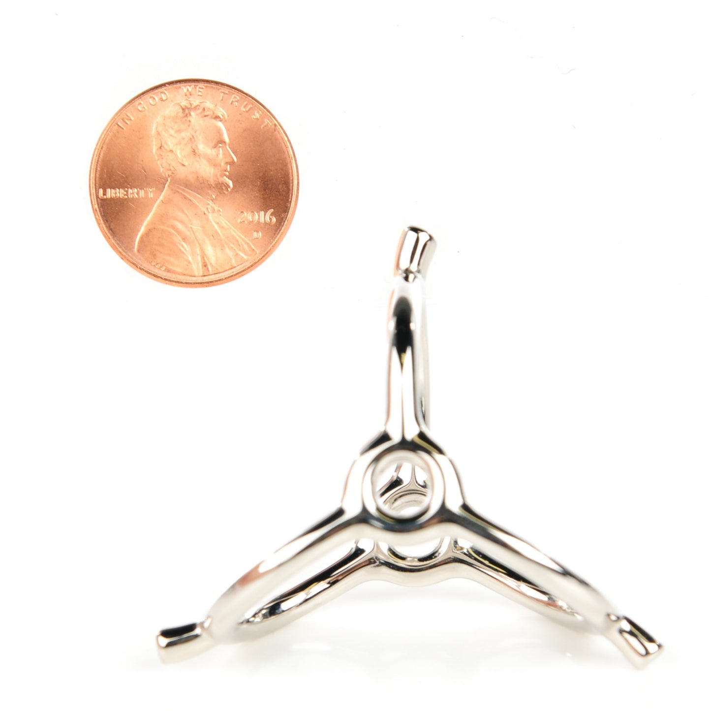 Palladium Eperons Scarf Ring