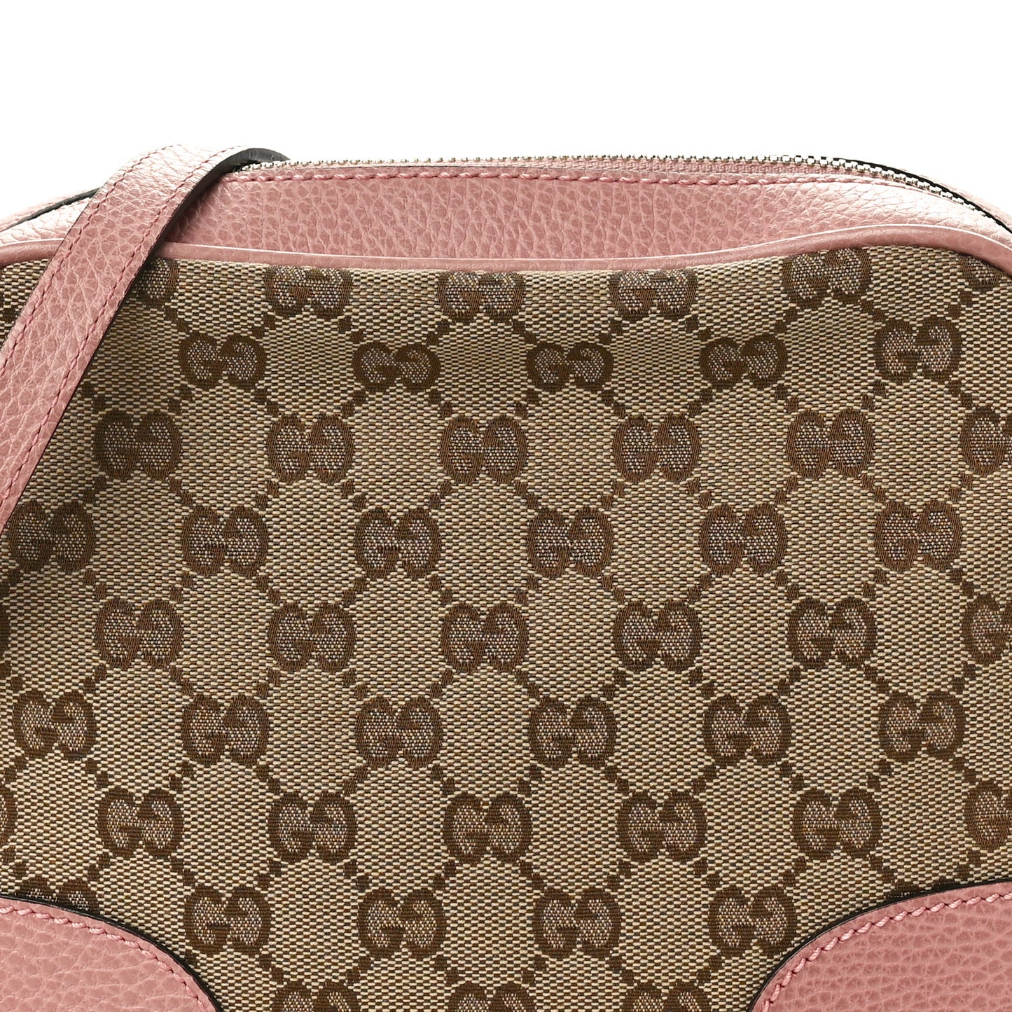 Monogram Mini Bree Messenger Bag Beige Soft Pink