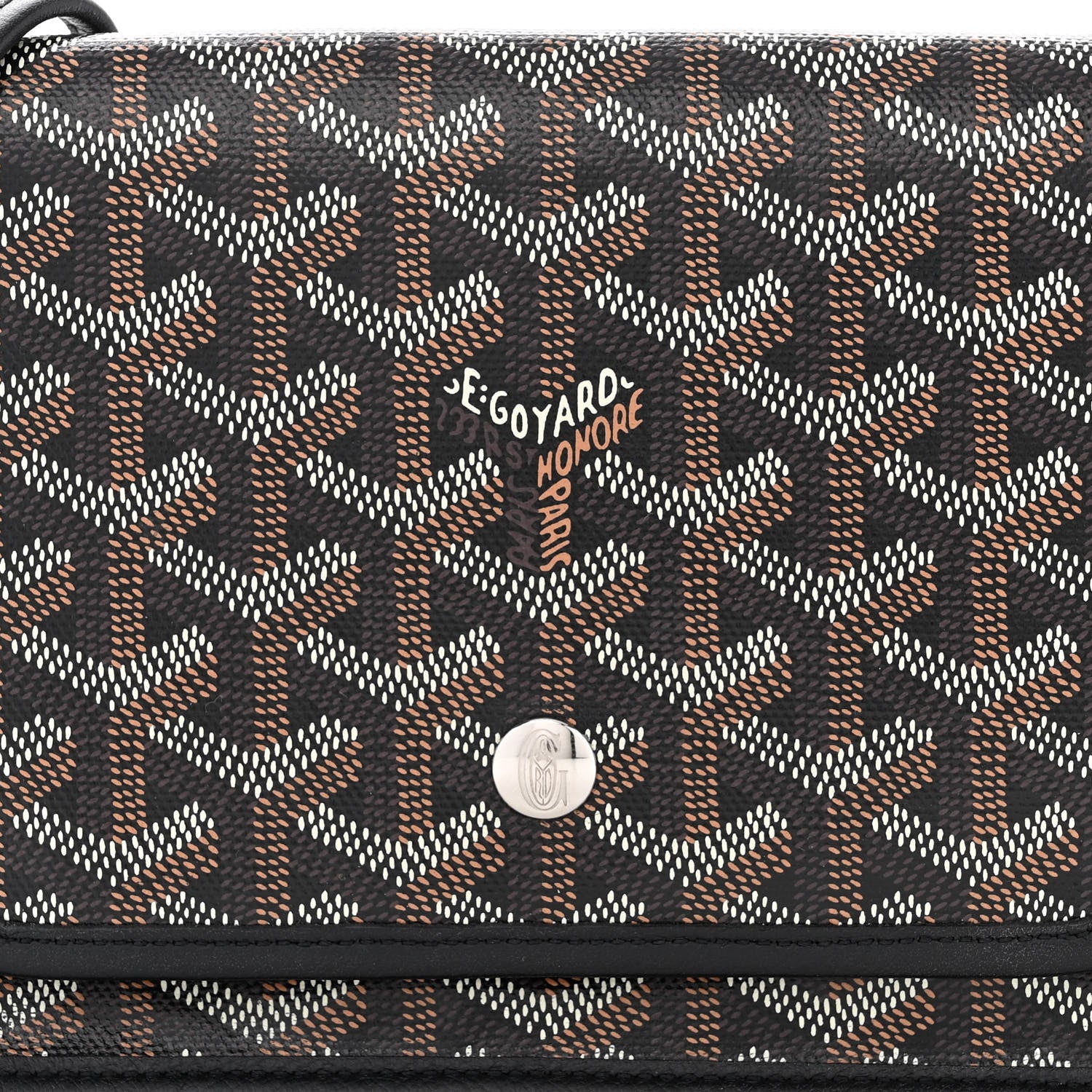 Goyard Goyardine Plumet Wallet Clutch Black 9 of 12