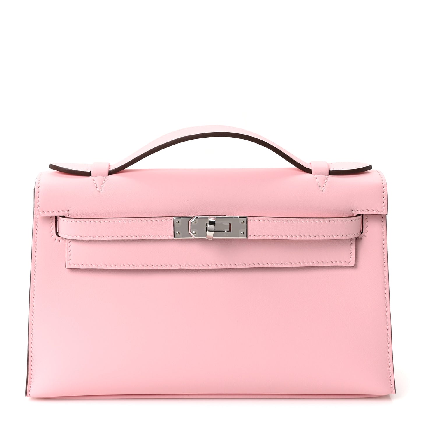 Swift Kelly Pochette Clutch Rose Sakura
