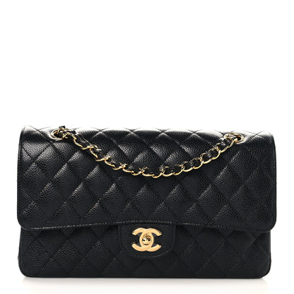 Chanel Caviar Quilted Medium Double Flap Black 1 of 11