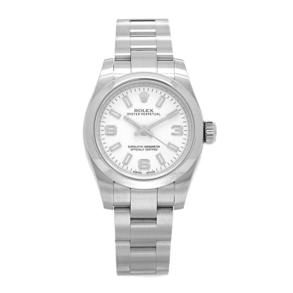 Rolex Stainless Steel 26mm Oyster Perpetual Watch White 176200 1 of 4