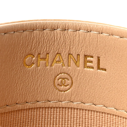 Chanel Caviar Quilted Card Holder Beige 6 of 11