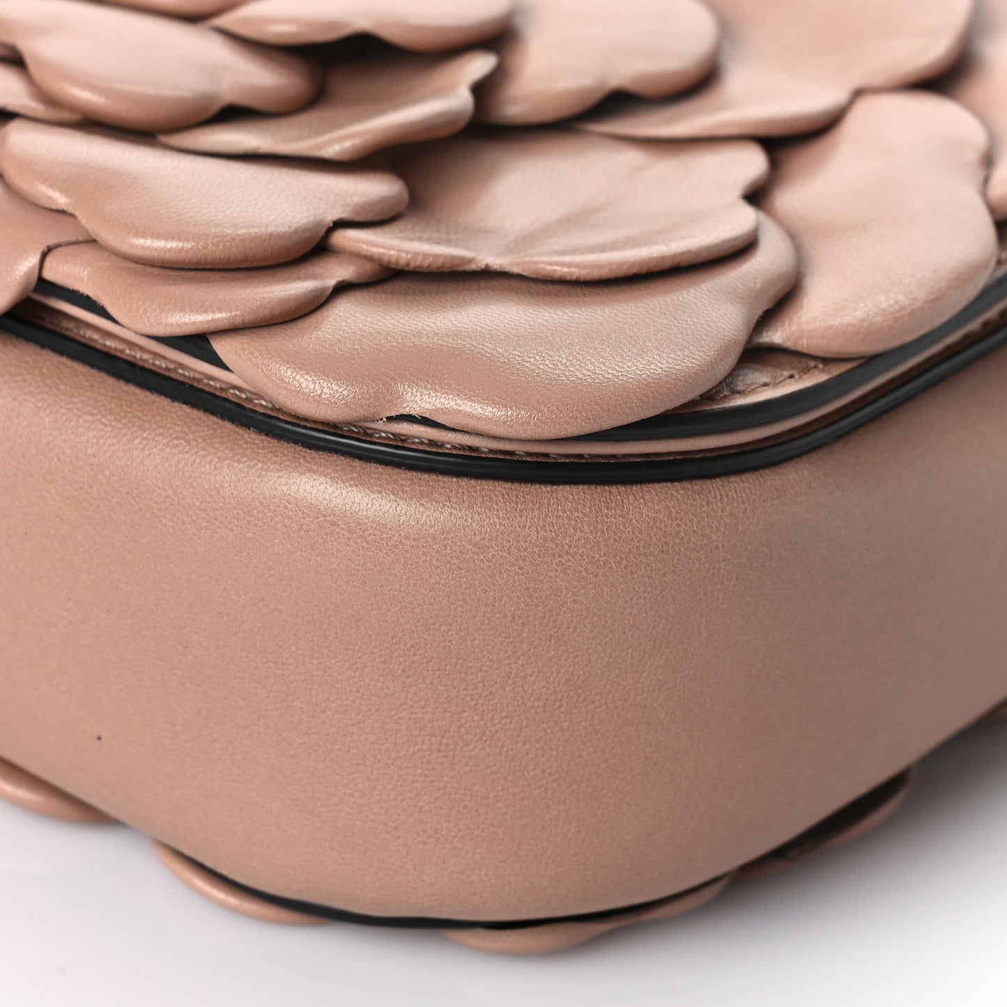 Nappa Atelier 03 Rose Edition Small Flap Crossbody Bag Rose Cannelle