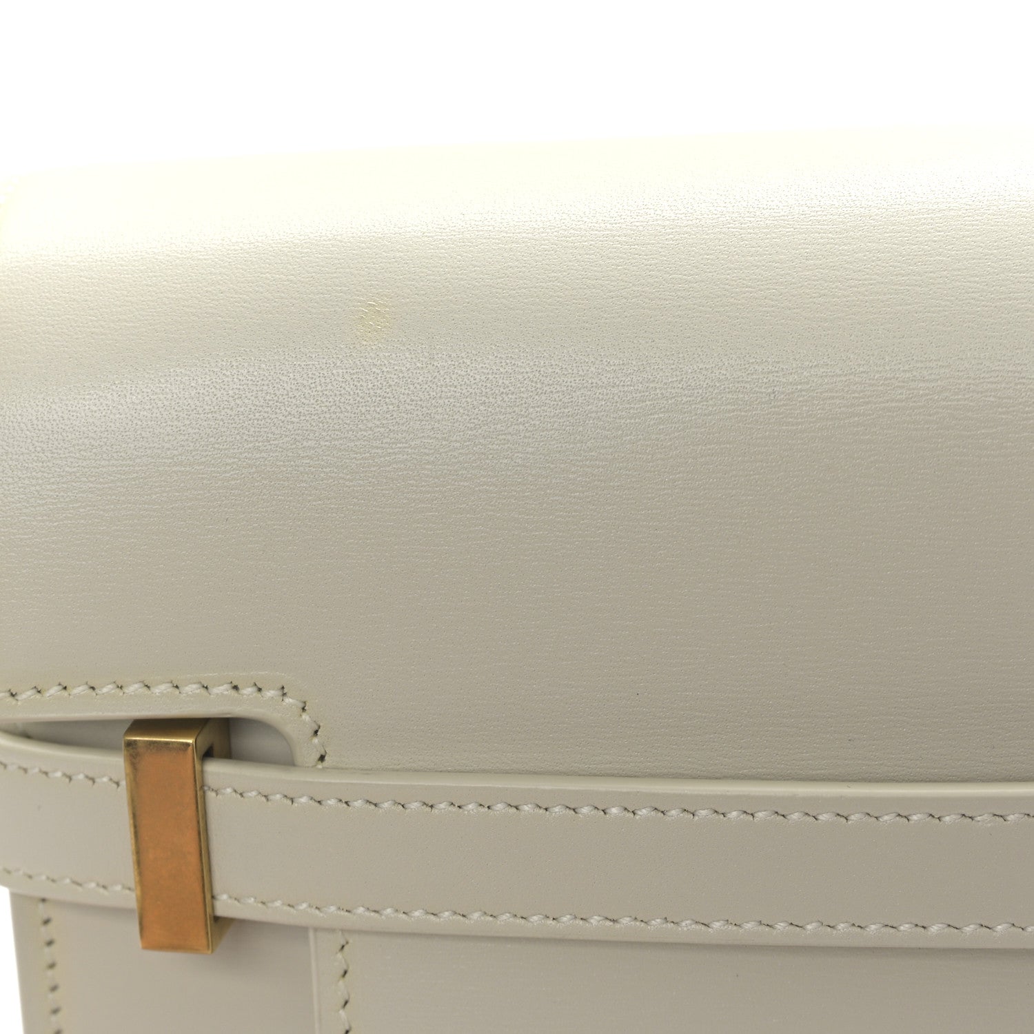 Saint Laurent Smooth Calfskin Manhattan Shoulder Bag Crema Soft 9 of 9
