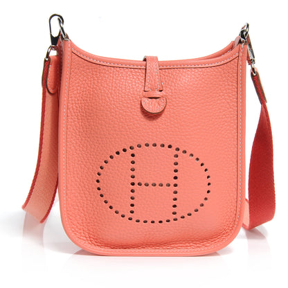 Hermes Taurillon Clemence Evelyne TPM Crevette 1 of 7