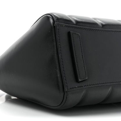 Givenchy Box Calfskin Padded Mini Lock Antigona Shoulder Bag Black 8 of 16