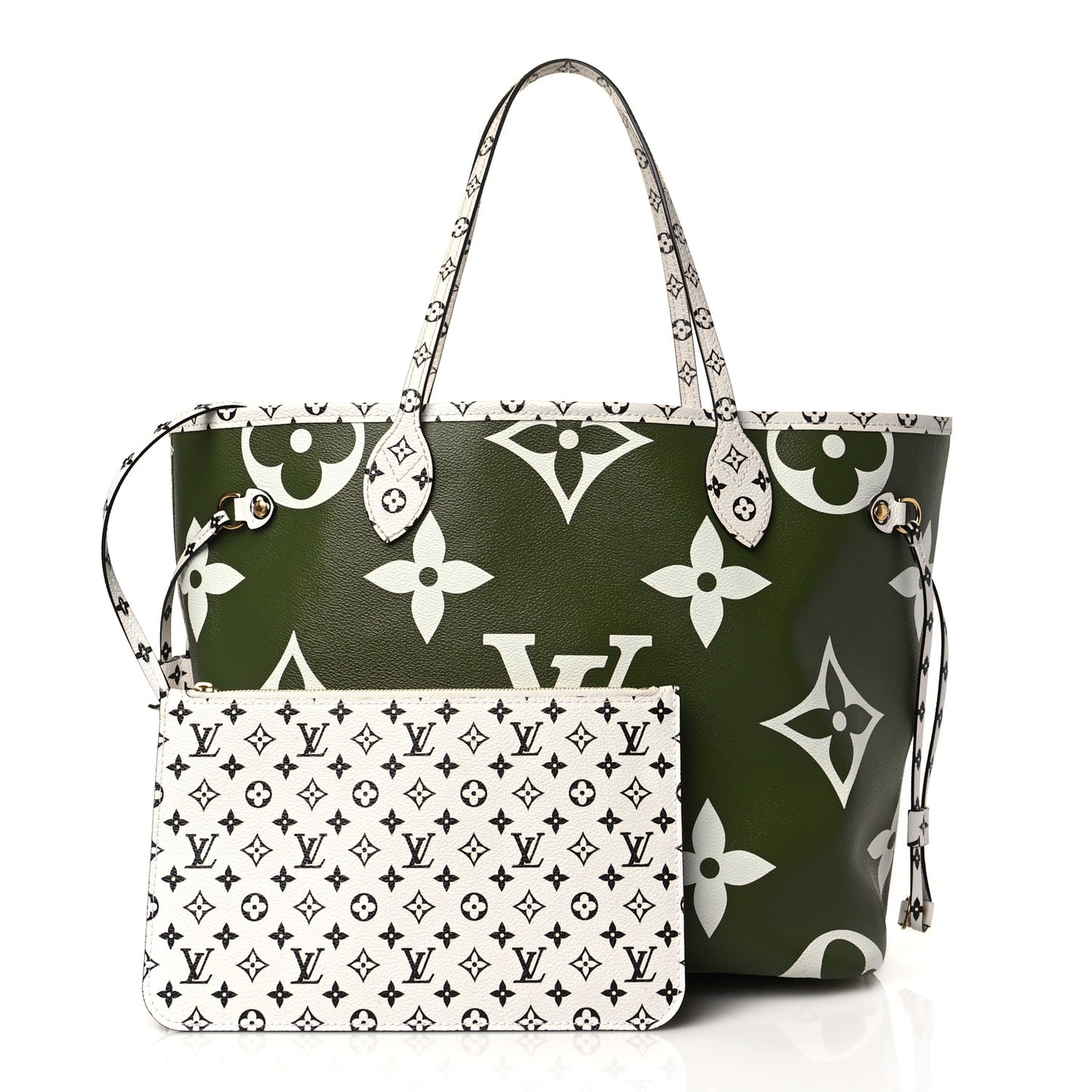 Monogram Giant Neverfull MM Kaki
