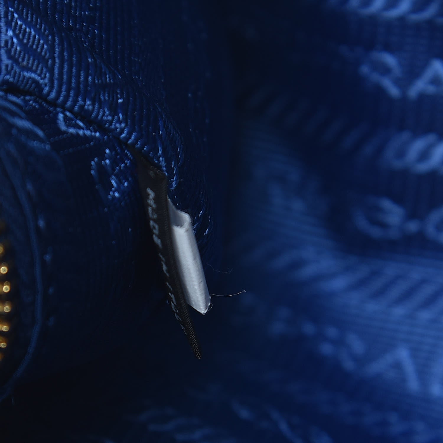 Prada Vitello Daino Cosmetic Pouch Bleuette 7 of 9