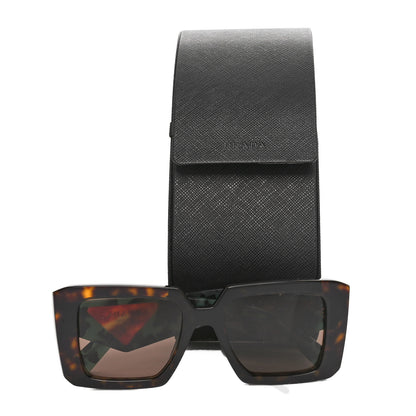 Prada Acetate Symbole Sunglasses SPR 23Y Red Tortoise 7 of 7