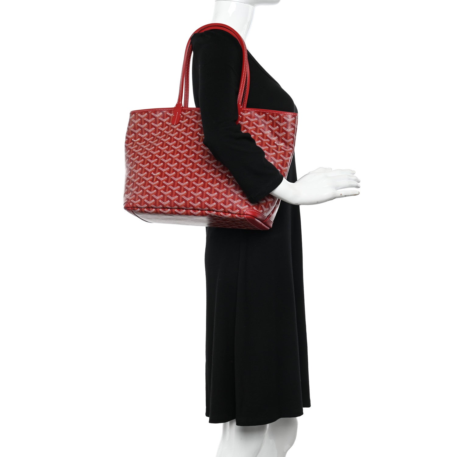 Goyard Goyardine Artois PM Red 2 of 10