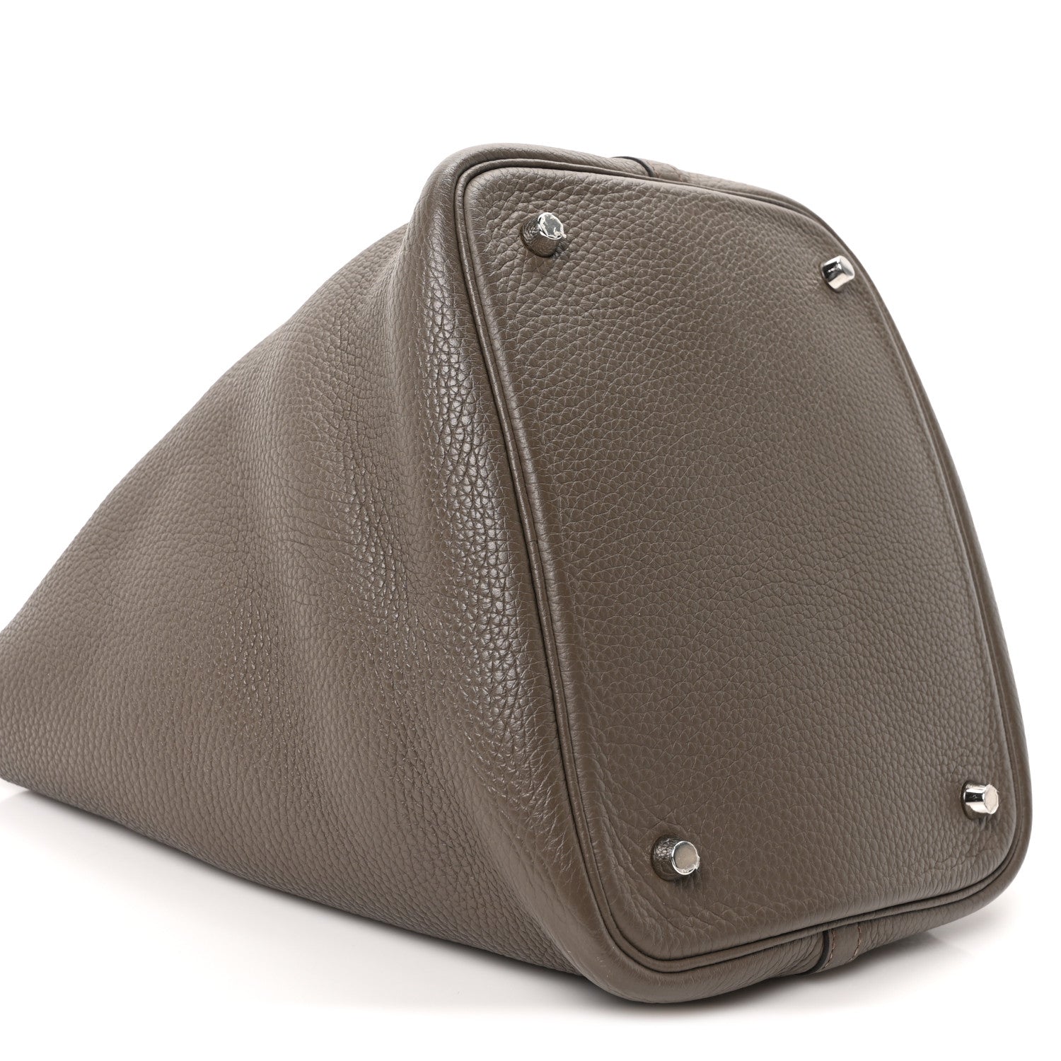 Hermes Taurillon Clemence Picotin Lock 22 MM Etain 9 of 10