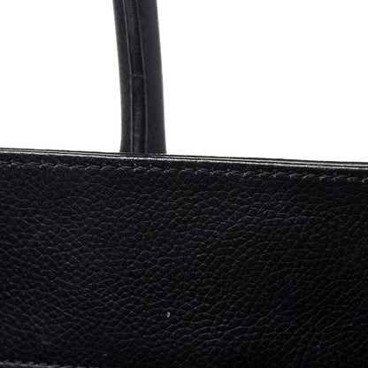 Chanel Calfskin Small Cerf Executive Shopper Tote Black 12 of 22