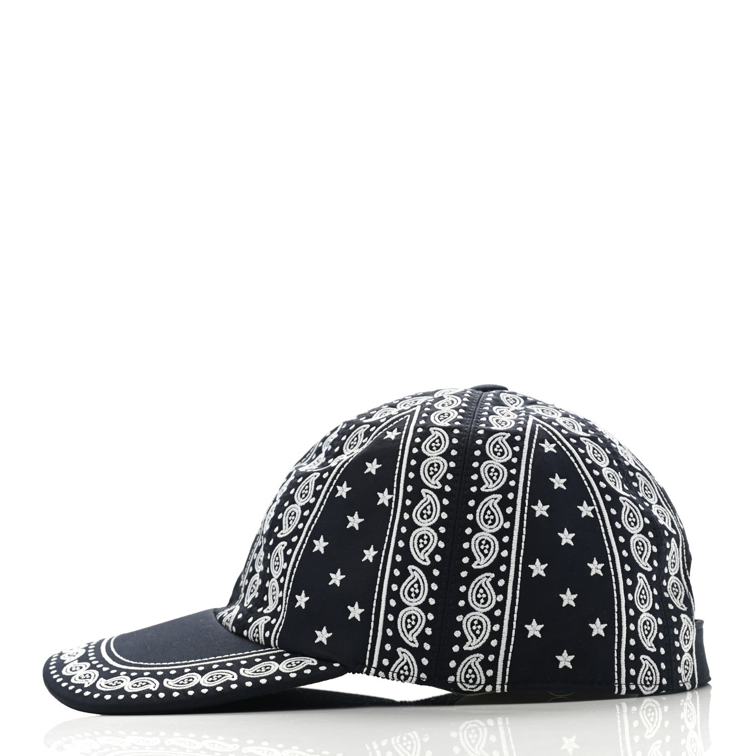 Hermes Cotton Serena Bandana Cap 56 Marine 4 of 9
