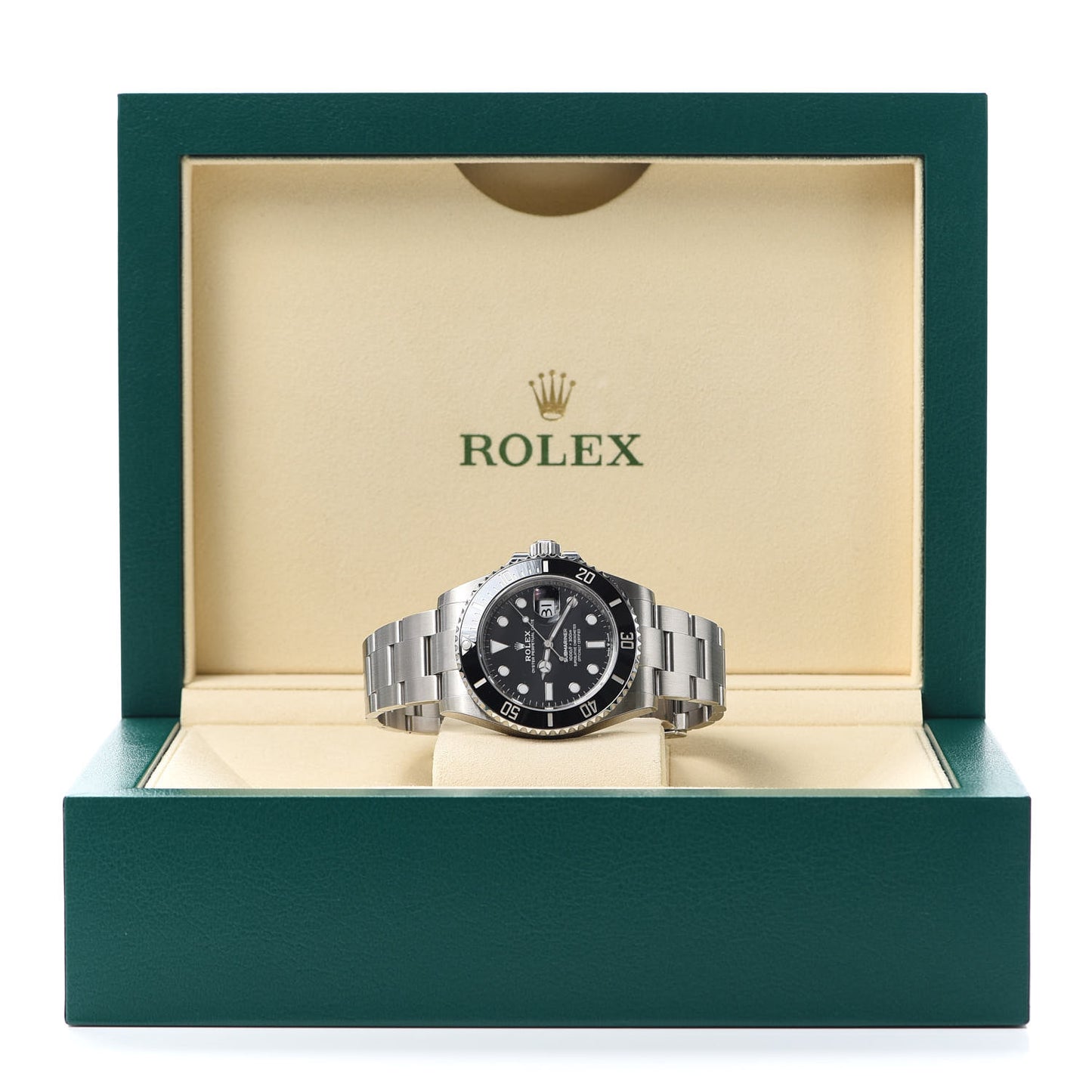 Stainless Steel 41mm Oyster Perpetual Submariner Date Watch Black 126610LN