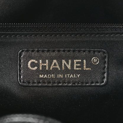 Chanel Caviar Quilted Petit Shopping Tote PST Black 6 of 10