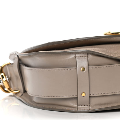 Chloe Calfskin Suede Large Tess Bag Motty Grey 5 of 18