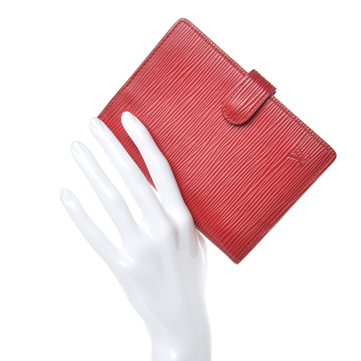 Louis Vuitton Epi Small Ring Agenda Cover Castillan Red 2 of 8