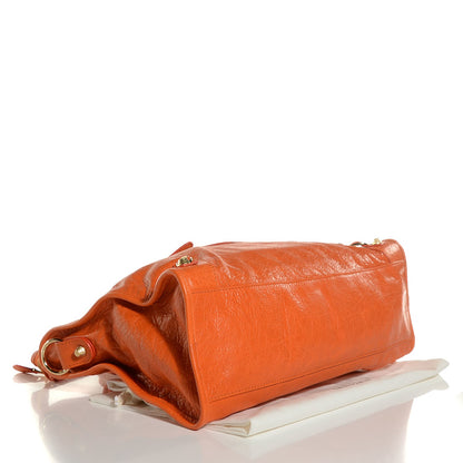 Balenciaga Agneau Giant 12 Gold Hardware City Tangerine 4 of 13