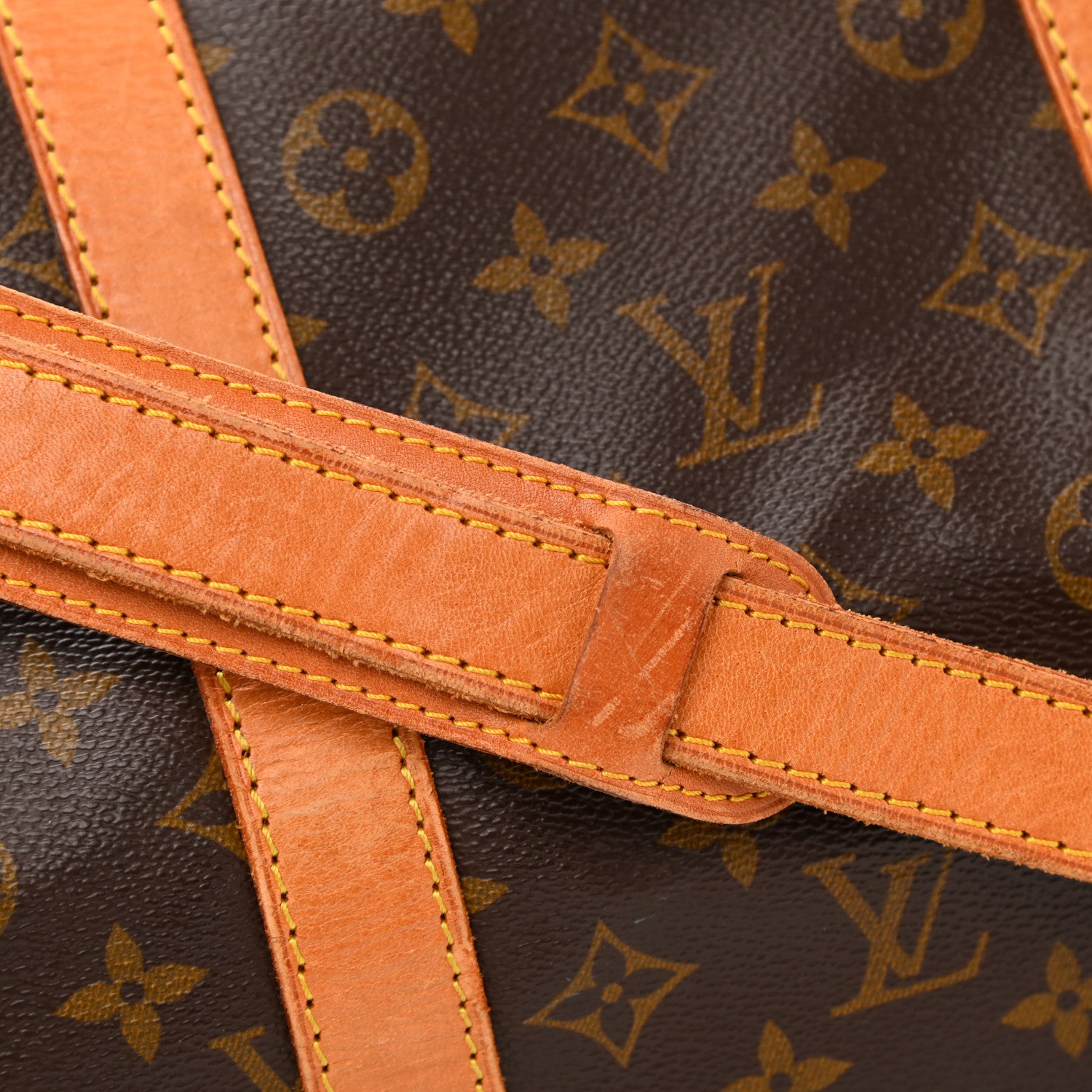 Louis Vuitton Monogram Keepall Bandouliere 55 18 of 19