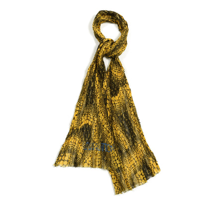 Louis Vuitton Cotton Monogram Kusama Infinity Dots Pareo Scarf Yellow 1 of 5