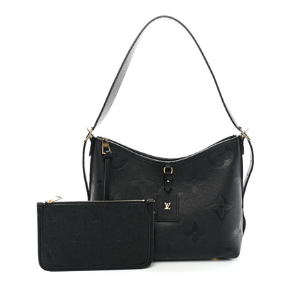Louis Vuitton Empreinte Carryall PM Black 3 of 10