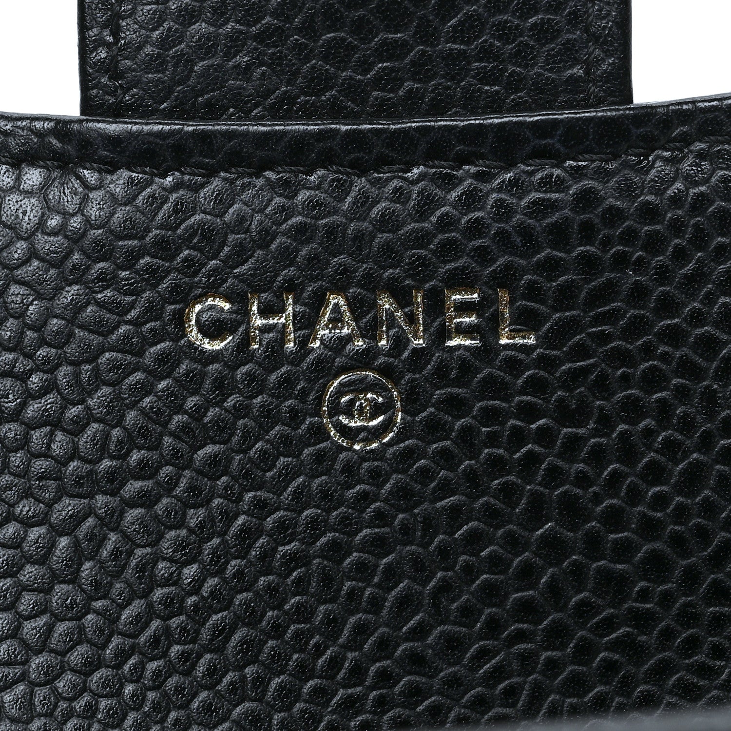 Chanel Caviar Quilted Compact Flap Wallet Black 6 of 9