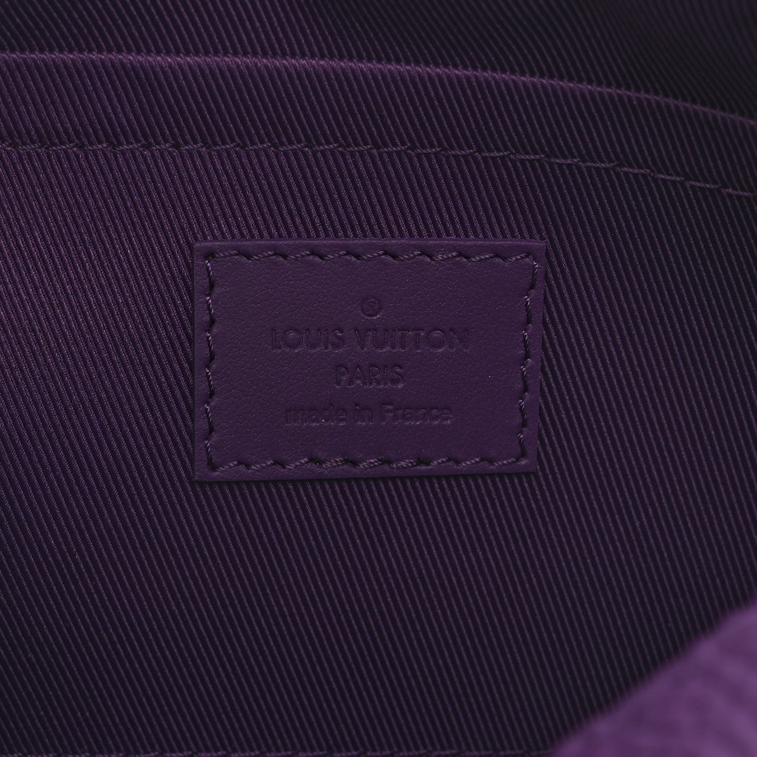 Louis Vuitton Taurillon Monogram Mini Soft Trunk Black Purple