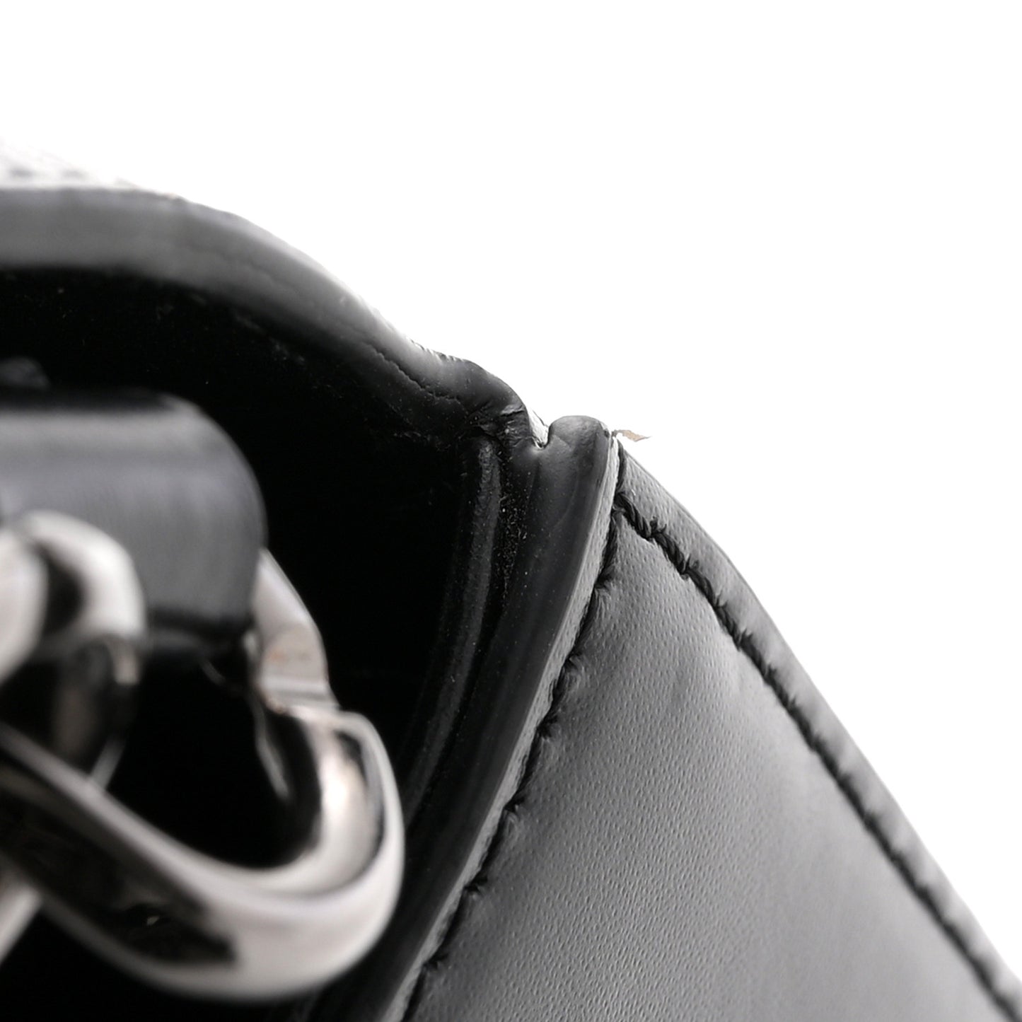 Box Calfskin Small 4G Cube Chain Shoulder Bag So Black