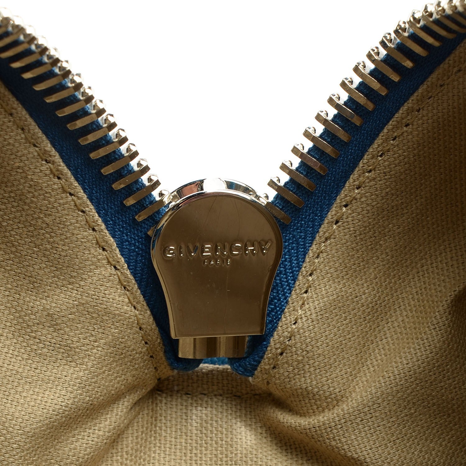 Givenchy Sugar Goatskin Medium Antigona Medium Blue 7 of 9