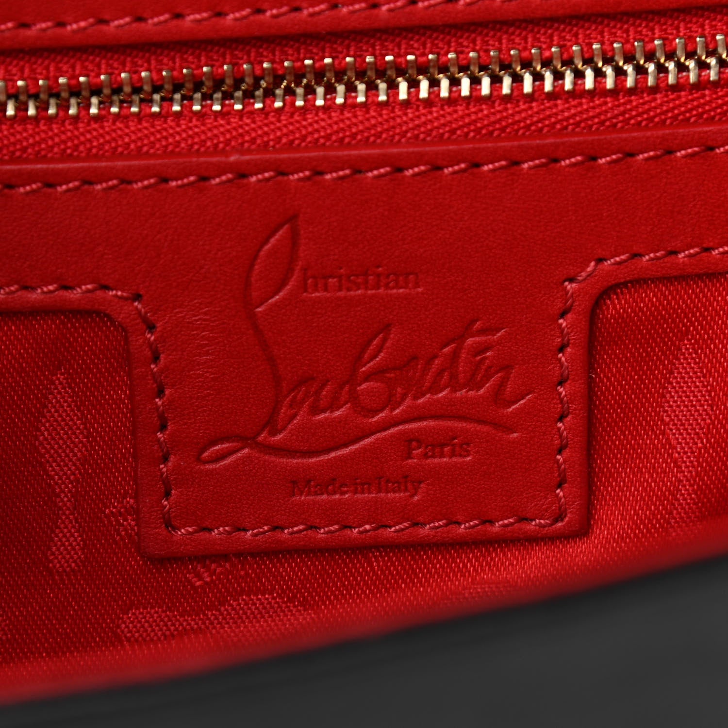 Christian Louboutin Calfskin Brooklin Clutch Black 6 of 9