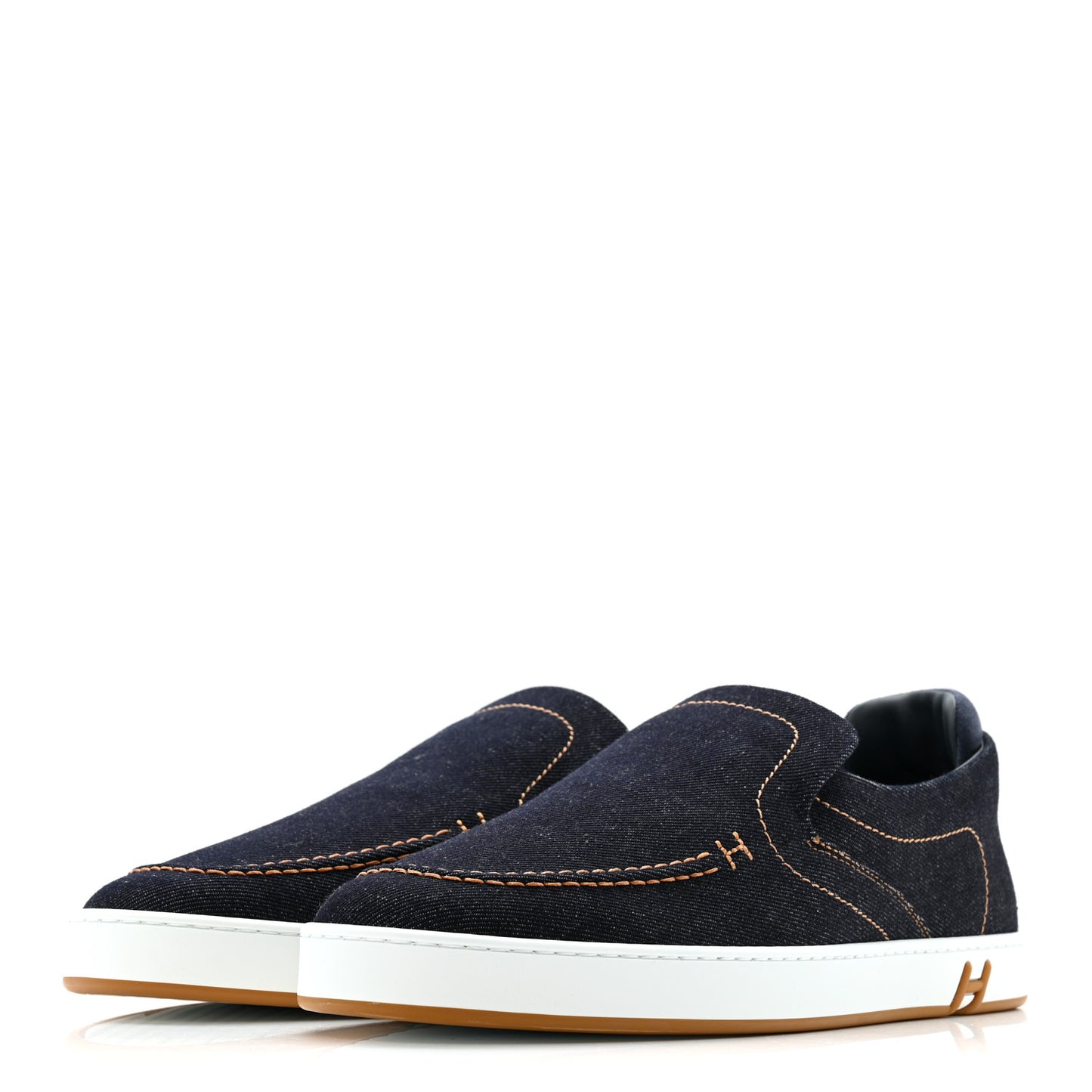Denim Mens Kiddy Slip On Sneakers 43