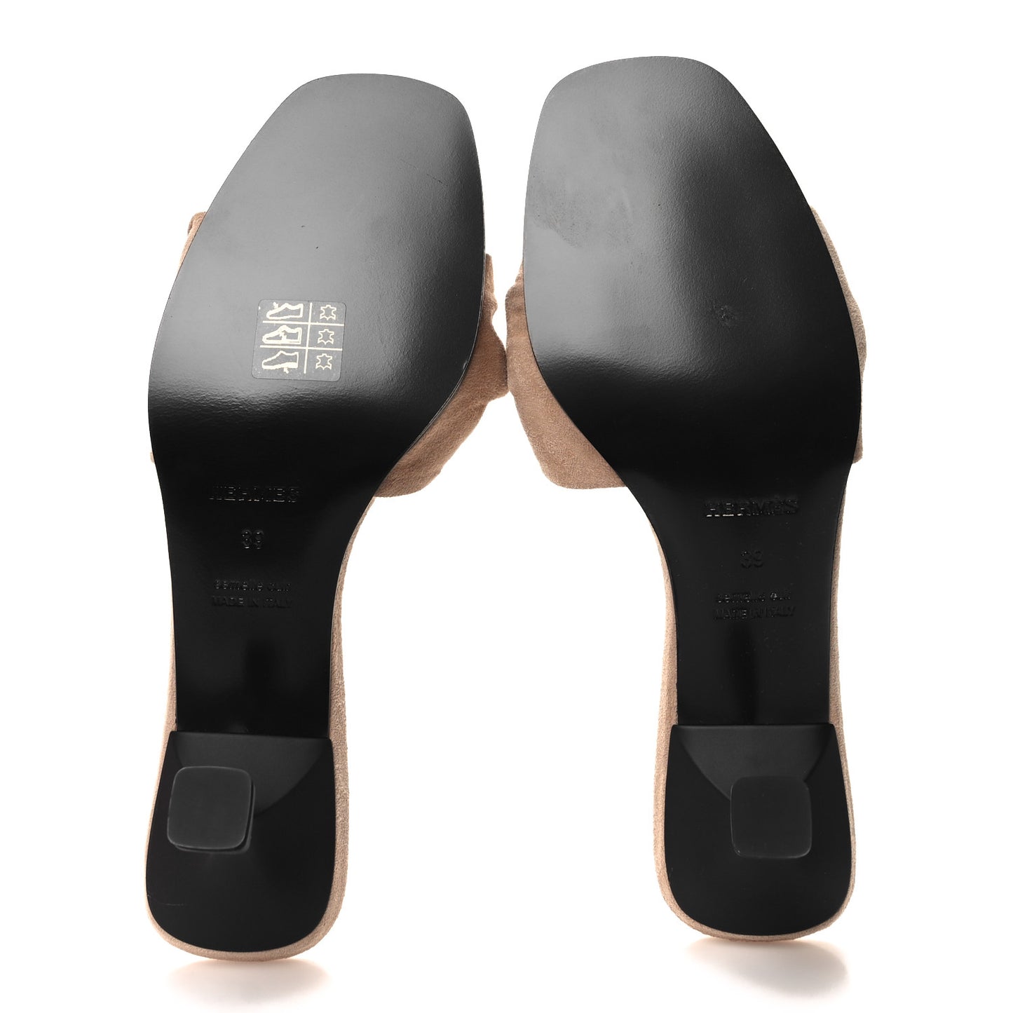 Suede Goatskin Giny 55 Sandals 39 Nude