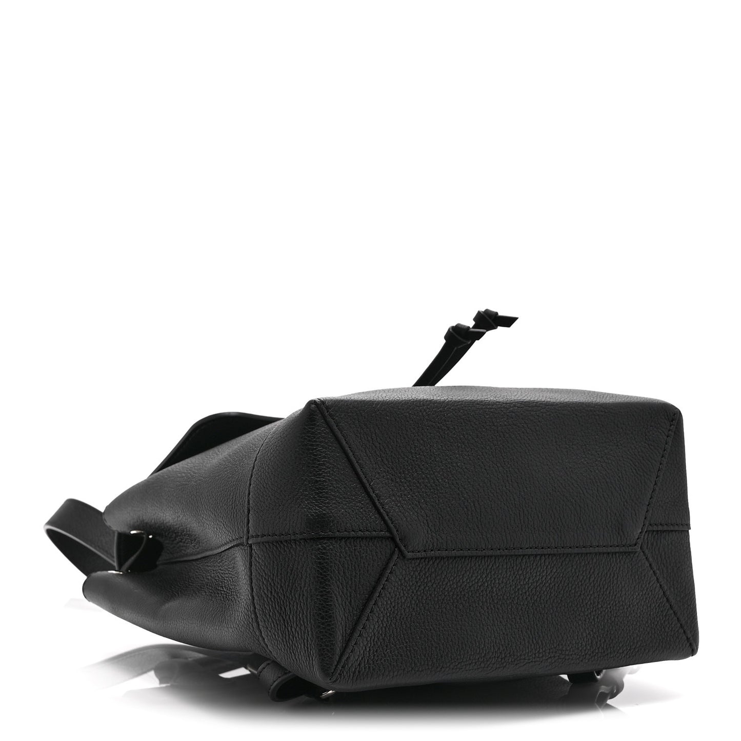 Calfskin Lockme Backpack Black