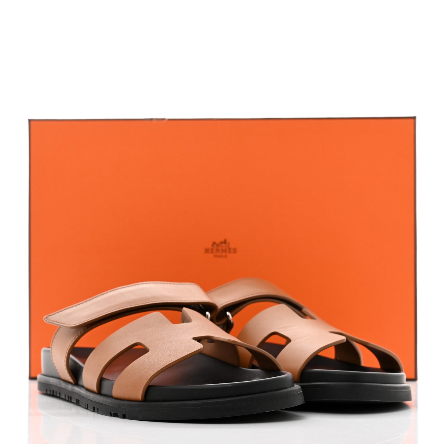 Calfskin Womens Chypre Sandals 38 Naturel