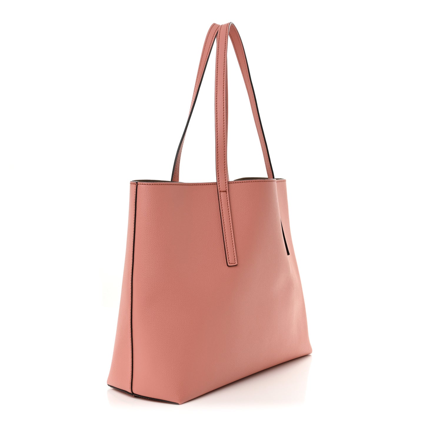 Vitello Vienna Enamel F is Fendi Shopping Tote Macaron Taupe