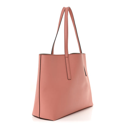 Fendi Vitello Vienna Enamel F is Fendi Shopping Tote Macaron Taupe 4 of 12