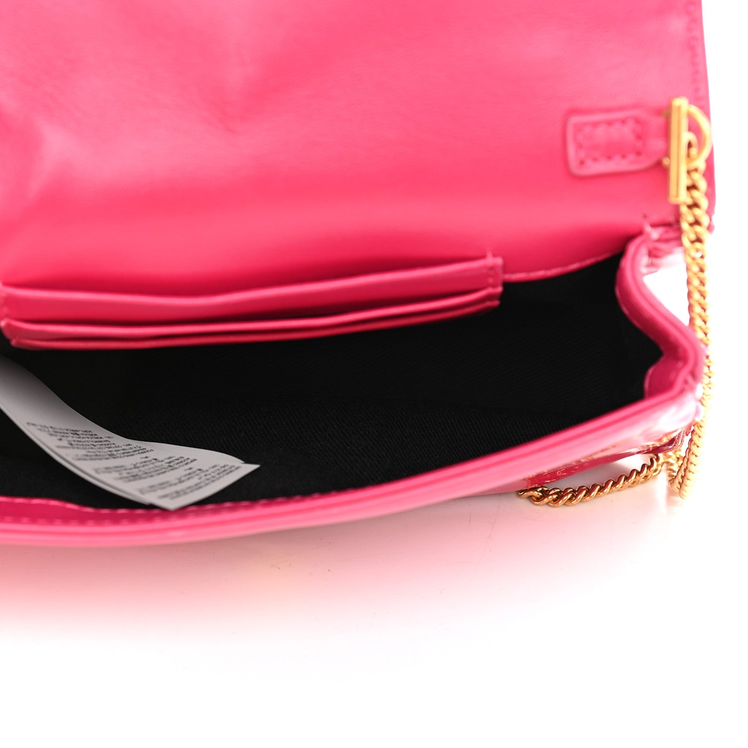 Versace Patent Medusa Safety Pin Embellished Shoulder Bag Pink 4 of 10