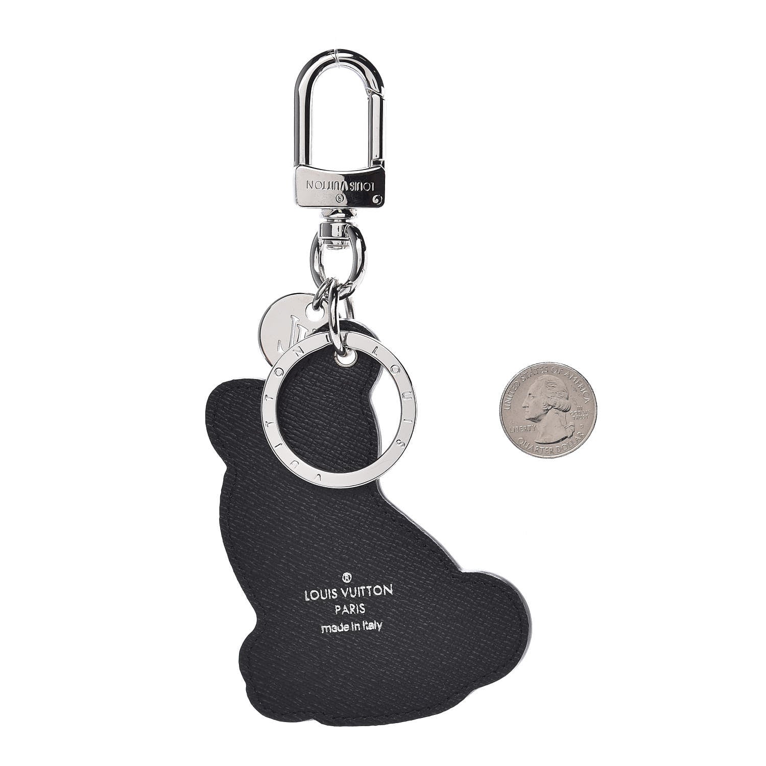 Louis Vuitton Calfskin Dog Bag Charm Key Holder 2 of 3