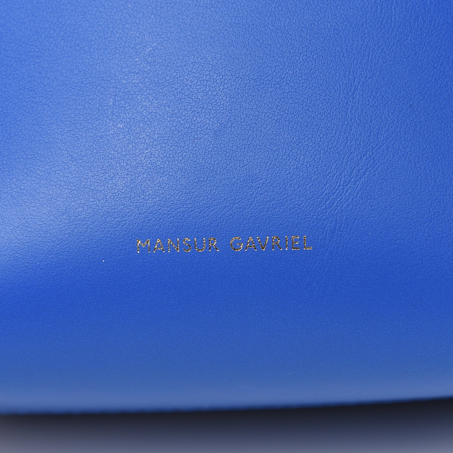 Mansur Gavriel Calfskin Mini Bucket Bag Royal 10 of 10