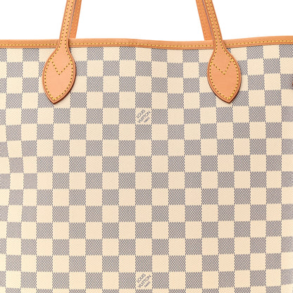 Louis Vuitton Damier Azur Neo Neverfull MM Rose Ballerine 9 of 12