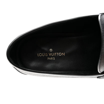 Louis Vuitton Damier Graphite Calfskin Mens Major Loafers 8 6 of 10