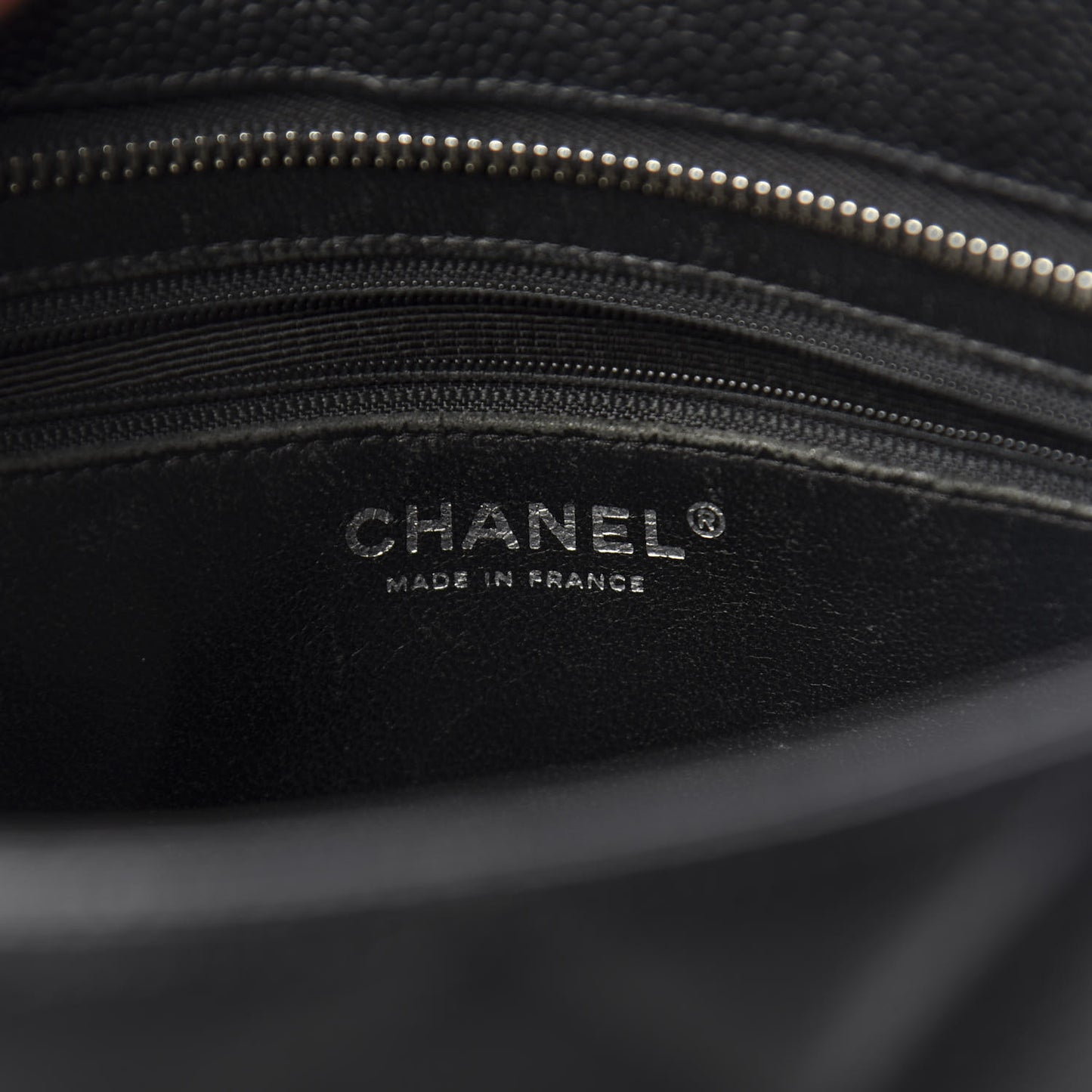 Caviar Quilted Medallion Tote Black