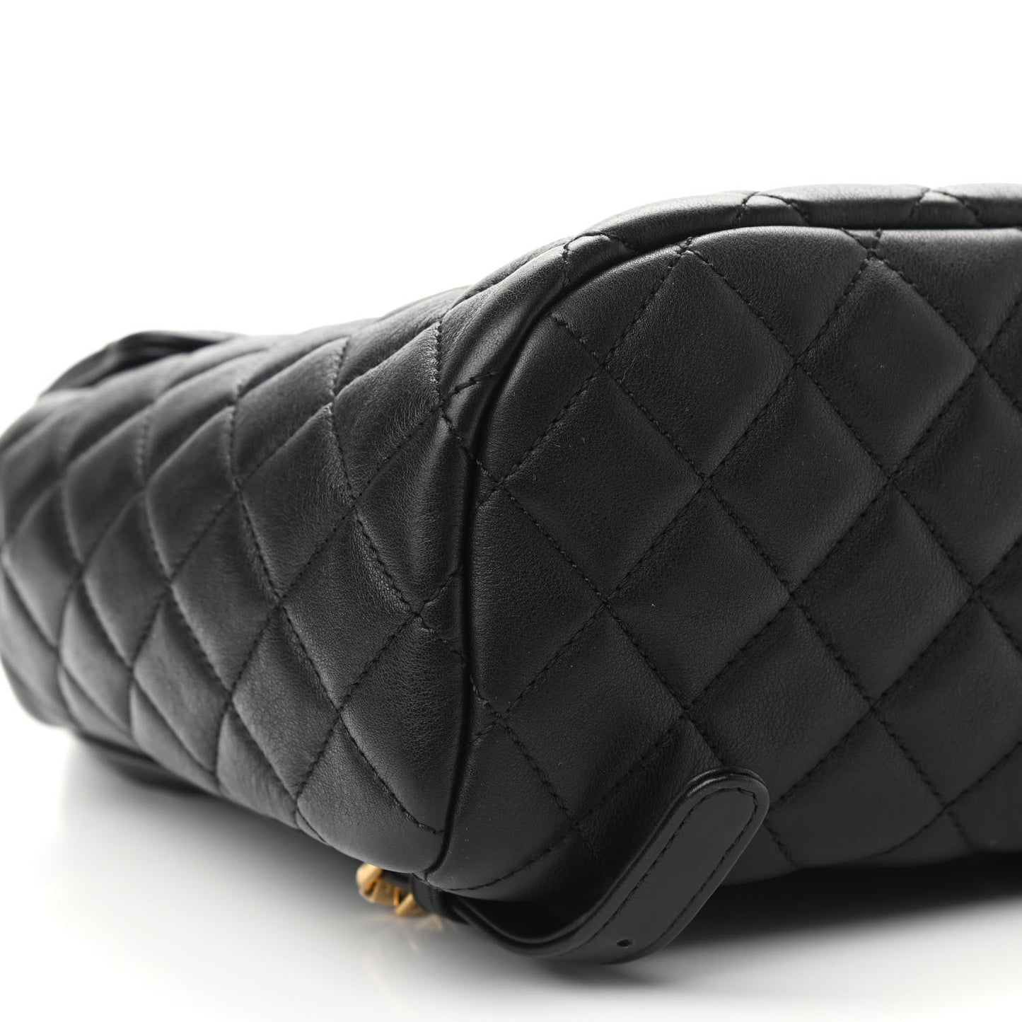 Calfskin Quilted Mini Urban Spirit Backpack Black